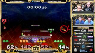 CEO 2014  Plup amp CRSHungrybox Vs P4K EMP Mew2King amp P4K EMP Armada  SSBM Winners Finals  Melee [upl. by Bradeord]