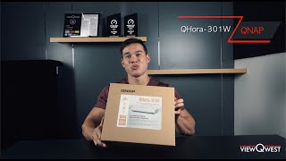 10Gbe Wifi 6 Router QHora301W QNAP [upl. by Arymat665]