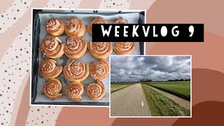 KANEELBROODJES MAKEN amp NAAR DE KAPPER WEEKVLOG 9 [upl. by Skilken756]