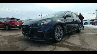 2020 Hyundai Elantra GT N line  Black  Automatic  Hatchback  New Car  Stock  20245 [upl. by Nytsirc305]