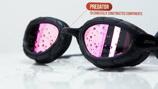 Performance Eyewear For Swimmers  Predator By Zoggs [upl. by Davin]