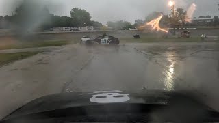 Slinger Speedway Slamfest 4 Cylinder Figure 8 Heat 1  Onboard 20x Kendall Becker [upl. by Tisdale168]