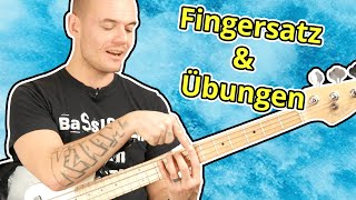 Bass Tonleiter für Anfänger  Dur Tonleiter Übungen und Fingersatz für BassAnfänger [upl. by Lejeune]