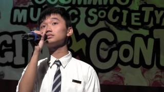 張敬軒  櫻花樹下 Sing Con Final Solo 2015 CCC Mong Man Wai College [upl. by Bj]