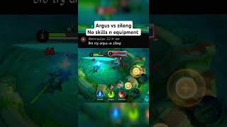 Argus vs zilong level 1vs1 mobilelegends mlbb moba activenow shortsfeed shorts legends viral [upl. by Adriane]