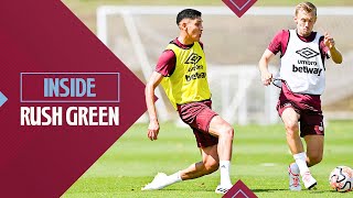 Edson Alvarez and James WardProwses First Day In Training  Inside Rush Green [upl. by Kevan534]