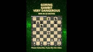 Goring Gambit Very Dangerous  Chess Openings  Chess Tricks  Chess Game  Learn Chess [upl. by O'Neill]