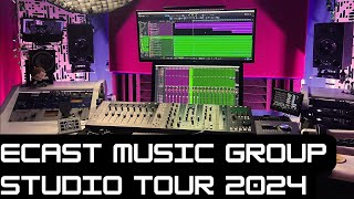 ECAST Music Group Studio Tour 2024 [upl. by Eaner]