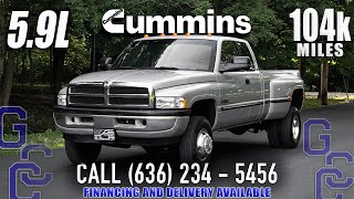 59 Cummins For Sale 1998 Dodge Ram 3500 Dually 4x4 Diesel With Only 104k Miles [upl. by Talley]