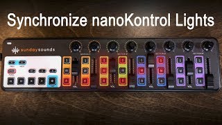 Synchronize nanoKontrol Lights with MainStage 3 [upl. by Bennion753]