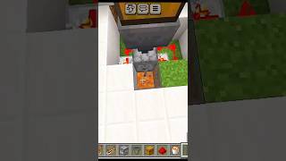 Automatic trash bin 👍🏻 Minecraft shorts [upl. by Atteuqcaj]