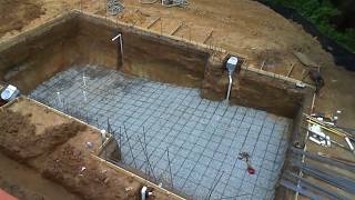 How to build your own swimming pool All process step by step in only 30 minutes [upl. by Fonville591]