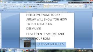 How to add cheats on desmume emulator [upl. by Agretha]