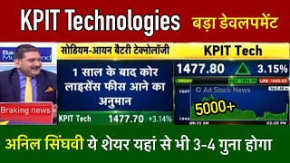 KPIT technologies share latest news anil singhvianalysis Kpit technologies share [upl. by Asyram]