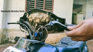 TVS Wego Brake Clutch Lever Service Changing [upl. by Novla]