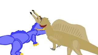 Carcharodontosaurus vs Spinosaurus [upl. by Chlo]