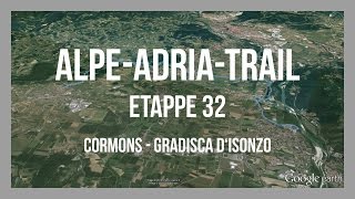 Cormons  Gradisca d‘Isonzo  AlpeAdriaTrail  Etappe 32  GPSTrack [upl. by Ardnued]