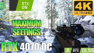 Call of Duty Black Ops Cold War  RTX 4070  4K Maximum Settings  RTX ON  RT Ultra  DLSS Quality [upl. by Leuqer327]