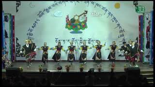 འཁྲབ་གཞས་ཚོགས་འབོ Tibetan Traditional Dance [upl. by Eglanteen114]