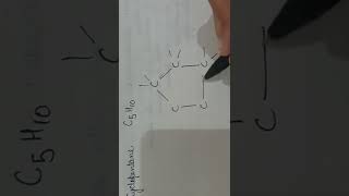 cyclopentane  cyclopentane structure  cyclopentane class10  chemistry carbon and its compounds 10 [upl. by Eddra]