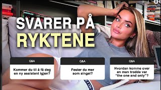 QampA vlog  singellivet dating og ny assistent [upl. by Ursi]