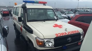 TOYOTA AMBULANCE HZJ78 4X4 JD EUROPE EXPORT BELGIUM [upl. by Wina]