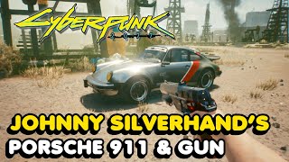 How To Get Johnnys Car amp Gun in Cyberpunk 2077 Porsche 911 Location [upl. by Melc535]