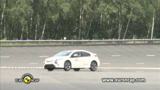 Euro NCAP  Opel Ampera  2011  ESC test [upl. by Weil]