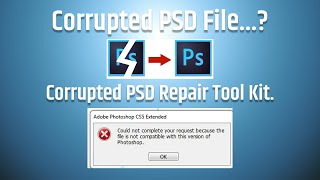 How to Repair Corrected PSD File By supertechworld [upl. by Rus]