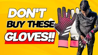 WHAT THE HELL ADIDAS PREDATOR PRO ACCURACY GOALKEEPER GLOVE REVIEW [upl. by Irelav588]