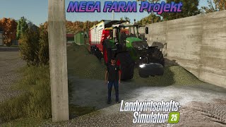 👩‍🌾LS25 🚜 MEGA FARM Projekt auf Hof DarkKnight 👍022 [upl. by Galatia981]