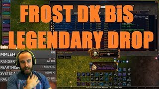 Bajheera  BiS FROST DK LEGENDARY DROP FROM BG D  WoW Legion DK 73 PvP [upl. by Elish]