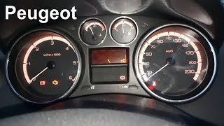 Peugeot 308 Service Indicator Reset [upl. by Eyaj]