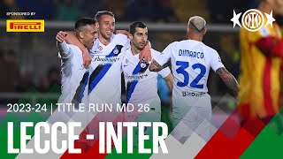 A STELLAR 4️⃣ GOALS WIN  LECCE 04 INTER  EXTENDED HIGHLIGHTS 🏆🇮🇹 [upl. by Hgieliak504]