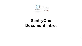 SentryOne Documentation Intro [upl. by Ahsekram693]