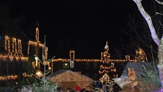 Locronan village illuminé en Finistère [upl. by Ativoj215]