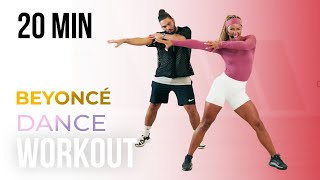 BEYONCE DANCE WORKOUT  20 MINUTES  WITH TANJUDANCE  FUN CARDIO [upl. by Nawat]