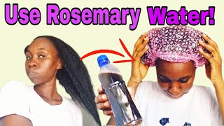 Before ampAfter Using rosemary water moisturizer on my hair What you must do to avoid breakage 😳 [upl. by Kafka567]