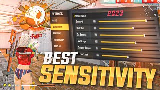 2023  BEST SENSITIVITY  FOR HEADSHOT  FREE FIRE SECRET SENSITIVITY [upl. by Dickey]