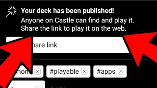 how to share your deck in castle app [upl. by Edyth]