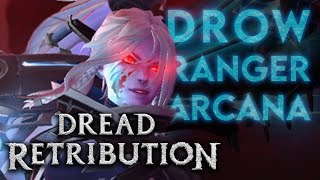 DROW RANGER ARCANA  RETRIBUCION DEL MIEDO  DOTA 2 LORE COMPLETO [upl. by Bogey58]