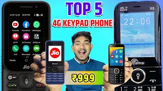 Top 5 Best 4G Keypad Phones in 2023 – Under ₹999 [upl. by Andria676]