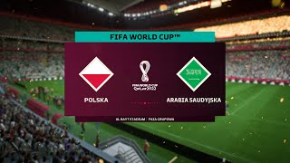 FIFA 23 WORLD CUP 22 Polska  Arabia Saudyjska [upl. by Quenby]