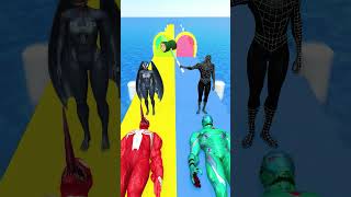 Punch Run With Venom vs IronMan Blue  Funny Marvel shorts gta marvel superhero gta5 [upl. by Anaitak811]