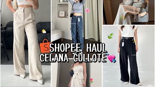 SHOPEE HAUL CELANA CULLOTE amp CUTBRAY MURAH BERKUALITAS✨  WAJIB COBAIN [upl. by Kirtap]