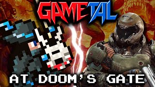 The quotAt Dooms Gatequot Jam E1M1 DOOM  GaMetal amp Friends [upl. by Anaiv]