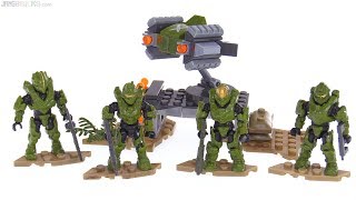 Mega Construx Halo Fireteam Dagger set review [upl. by Aynodal]