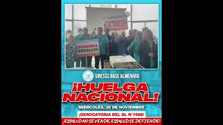 Huelga Nacional  20 de Noviembre [upl. by Eelsel]