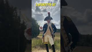 Lafayette at Redoubts 9 amp 10 in Yorktown Virginia lafayette history [upl. by Haidadej]