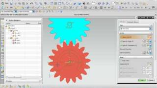 Tutorial animación engranes en NX 60  parte 22 [upl. by Tiffie]